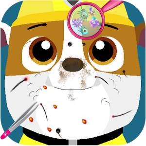Paw Puppy Hairy Face Makeover