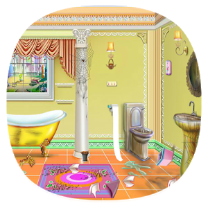 Royal Bathroom Cleanup - Free Games