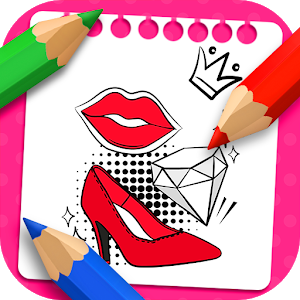 Beauty Coloring book 2018