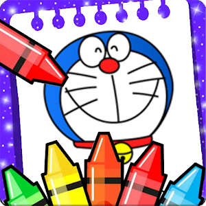 Coloring Pages for Doramon & Nobita