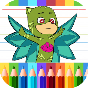 Coloring book for Mask hero : pj journey