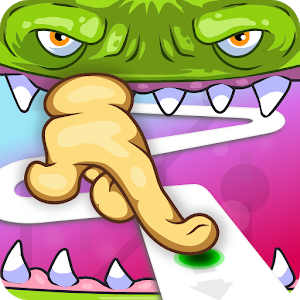 Follow the Line Monster Run: Finger Race 2D Deluxe