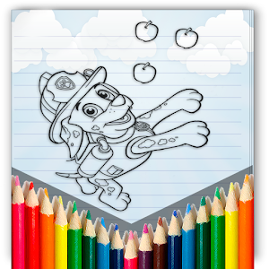 paw coloring pages patro