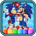 coloring sonic dach game for fans中文版下载