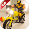 Superheroes Stunt Bike Parking 2018: Stunt Racing安全下载