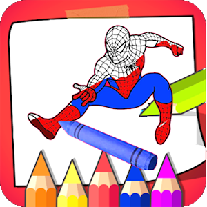 Superhero Coloring For Kids