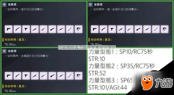 刀劍神域奪命兇彈全工具技能及武器屬性分析