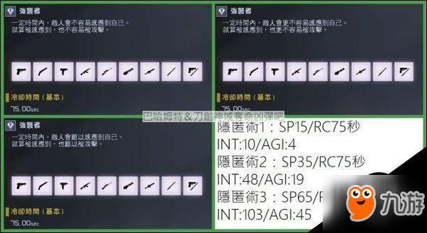 刀劍神域奪命兇彈全工具技能及武器屬性分析