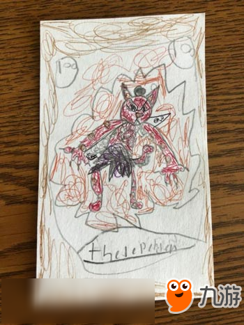 9岁萝莉涂鸦设计《炉石传说》卡牌 大神给这张牌打了个画质补丁