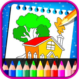 House Coloring Book - Colorin Book For Kids