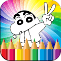 游戏下载Coloring book for shina chan free