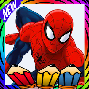 spiderMan Coloring Game