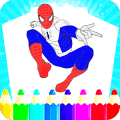 Superhero Coloring Book Games费流量吗