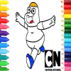 Clarence coloring game