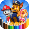 Paw Puppy Patrol Coloring Book