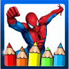 Coloring book for Spider-man Super Amazing Hero