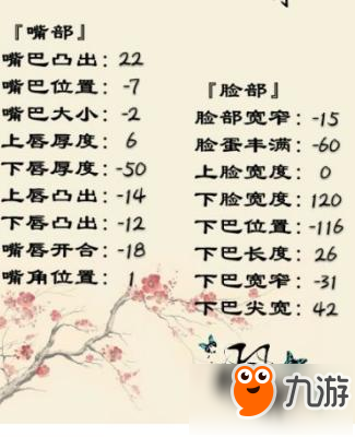 云裳羽衣清隽风雅公子妆捏脸 白术捏脸数据