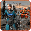 Futuristic Robot War – City Robot Battle 3D Action