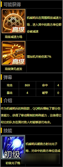 魂斗羅歸來QQ哨兵怎么樣 QQ哨兵技能屬性解析