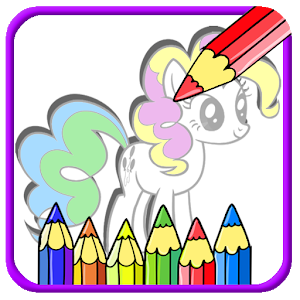 Coloring Pony Paintting Drawing Book Game