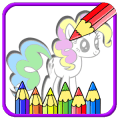 Coloring Pony Paintting Drawing Book Game在哪下载