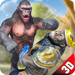 Wild Gorilla Fighting 2018: Jungle Animal Apes War