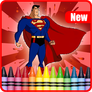 Super Heros Coloring book: all