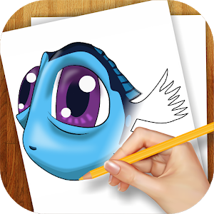 How to draw Dory and Nemo Reef