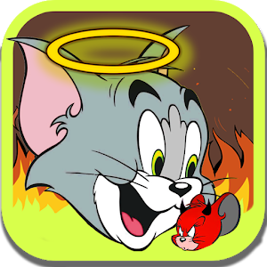 Angel Tom and jerry the devil