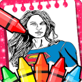 Super Woman Coloring Pages怎么下载