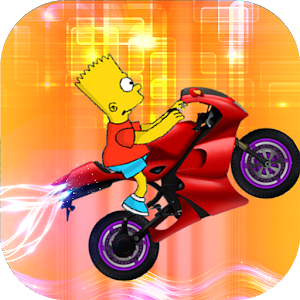 Bart simpson motocross