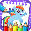 coloring my little pony mlp rainbow
