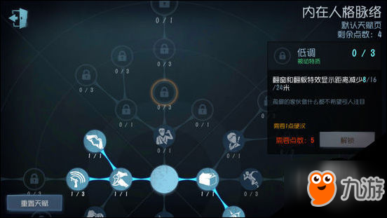 第五人格游戲攻略：人類人格天賦系統(tǒng)怎么加點