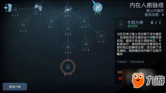 第五人格游戲攻略：人類人格天賦系統(tǒng)怎么加點