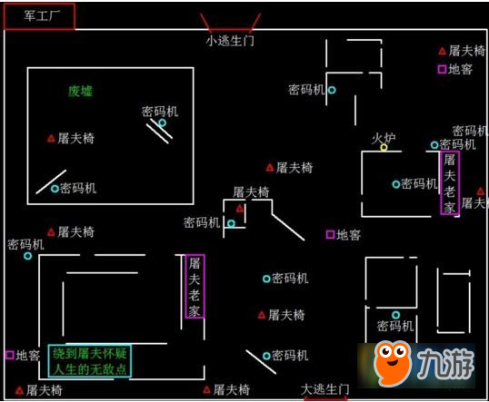 第五人格屠夫椅在哪 第五人格地图有几把椅子