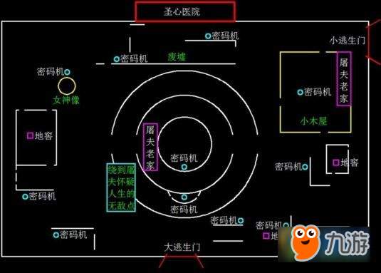 第五人格無敵房在哪 第五人格地圖無敵點(diǎn)位置