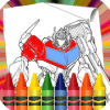 游戏下载Robot Transform Coloring Pages games free