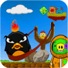 Hungry Super Chicken : Ninja Birds Knock Dow'n