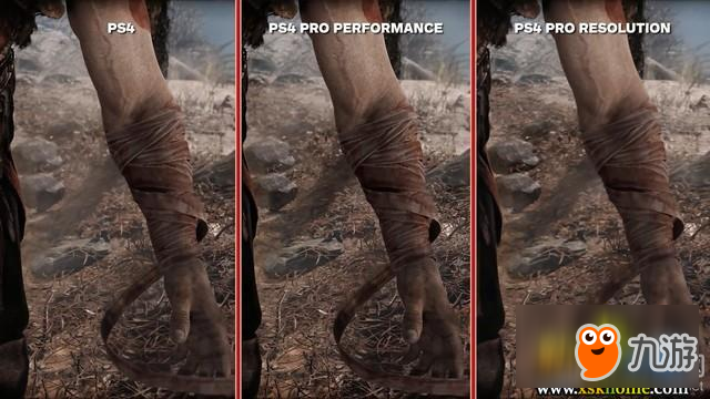 《战神4》PS4和PS4Pro画面对比视频分享