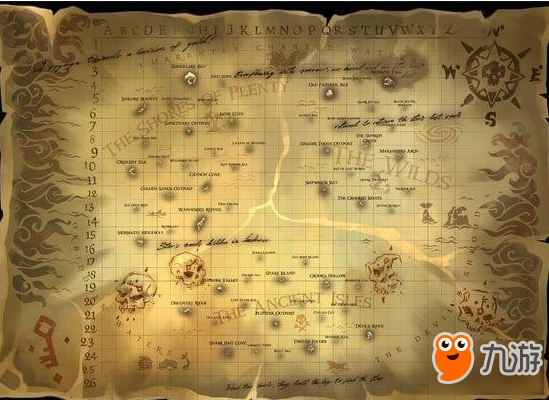 盗贼之海船地图完整版一览