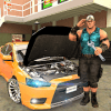 Wrestler Car Mechanic Garage: Auto Repair Shop