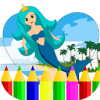 Mermaid Coloring Games如何升级版本