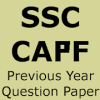 SSC CAPF Previous Year Question Papers