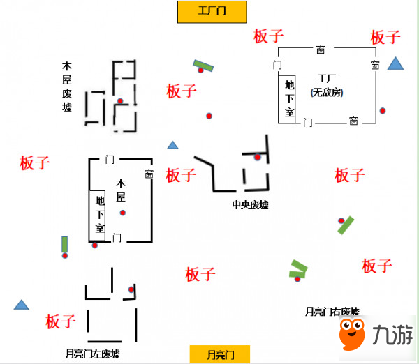 第五人格军工厂地图详解：方向辨别的速成教学