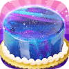 Galaxy Mirror Glaze Cake - Sweet Desserts Maker下载地址