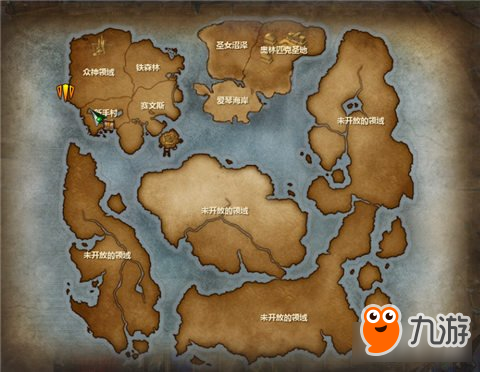 神话纪元无缝地图介绍 游戏地图组成