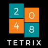 2048 Tetrix - Merge the moving tiles