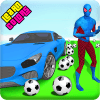 Superhero City Car Racing Stunts Kids Color Cars