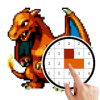 Pokemon - Free Coloring by Number Pixel Art Games