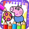 coloring Peppo Pig fan